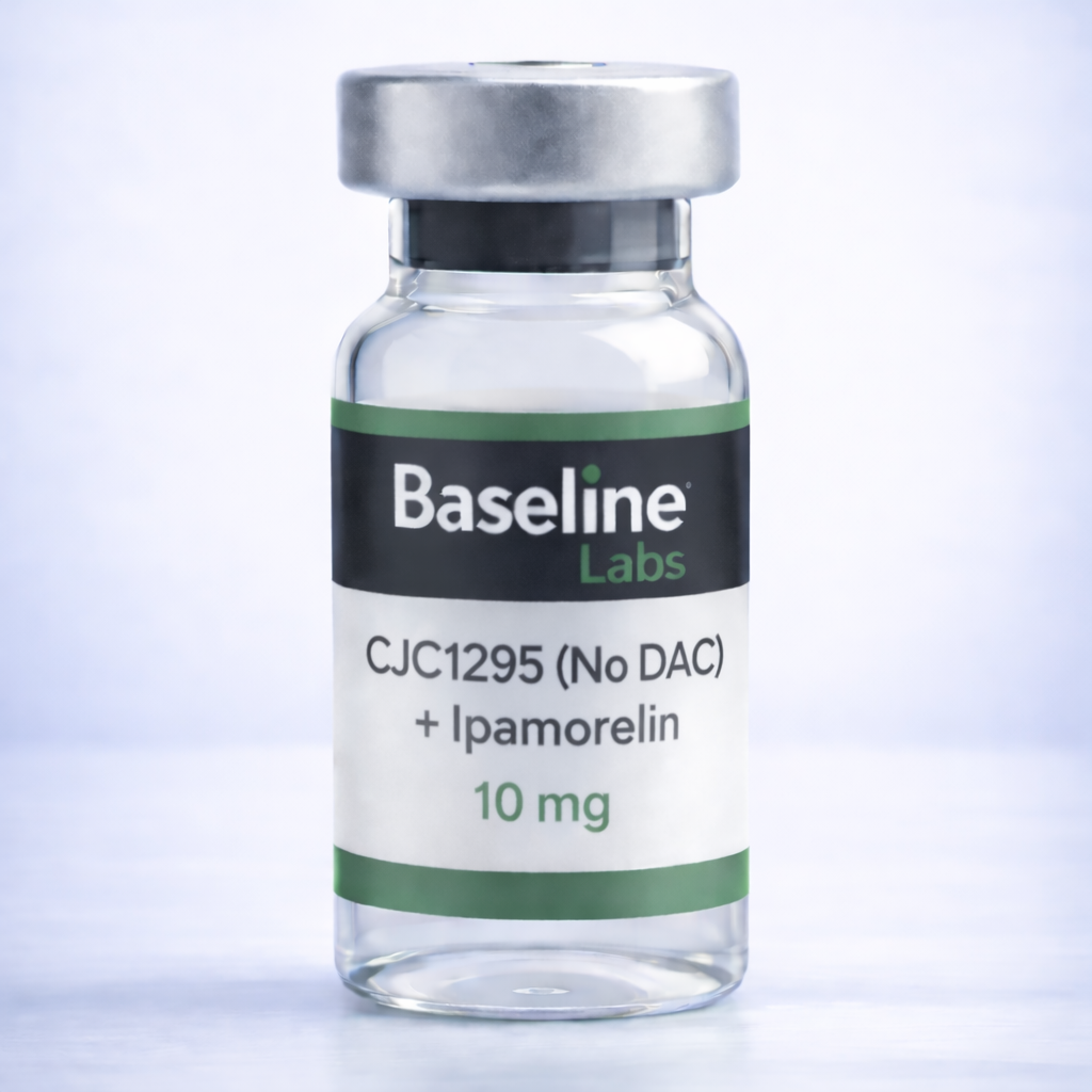 CJC 1295 No DAC + Ipamorelin 10mg Philippines | Growth Hormone Peptide | Baseline Labs CJC 1295 No DAC + Ipamorelin 10mg Philippines | Growth Hormone Peptide | Baseline Labs