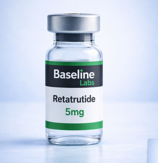 Retatrutide 5mg vial by Baseline Labs available in the Philippines